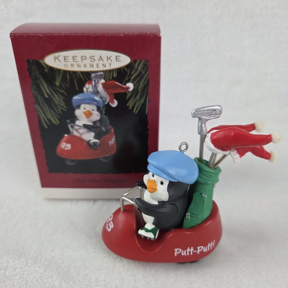 Hallmark Keepsake Ornament 1993 Putt-Putt Penguin in Box